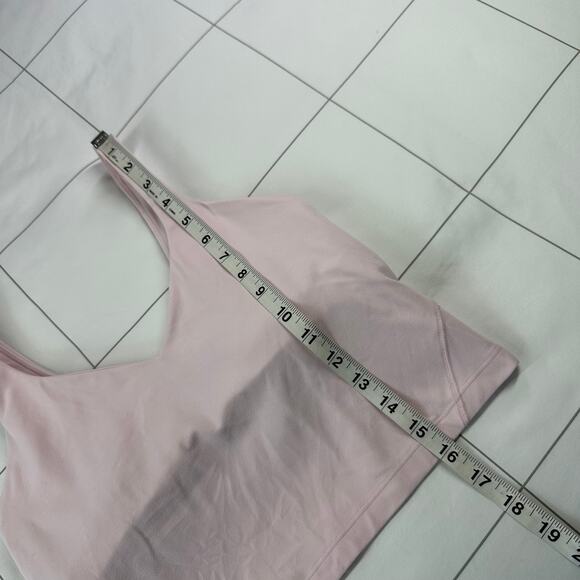 Lululemon Top Womens 8 Pink Align Tank Light Support Yoga Athletic Lounge Gym - Picture 8 of 8